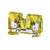 Weidmuller PE terminal, push-in, white, 16mm²